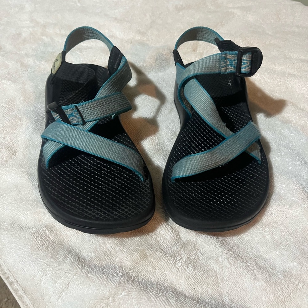 Women’s Chaco Blue and Black Sandals